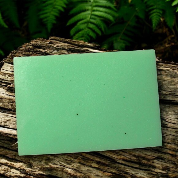 NEW Men's Fern Forest Scented Handmade Soap. Set of 4 Bars. - Picture 2 of 5